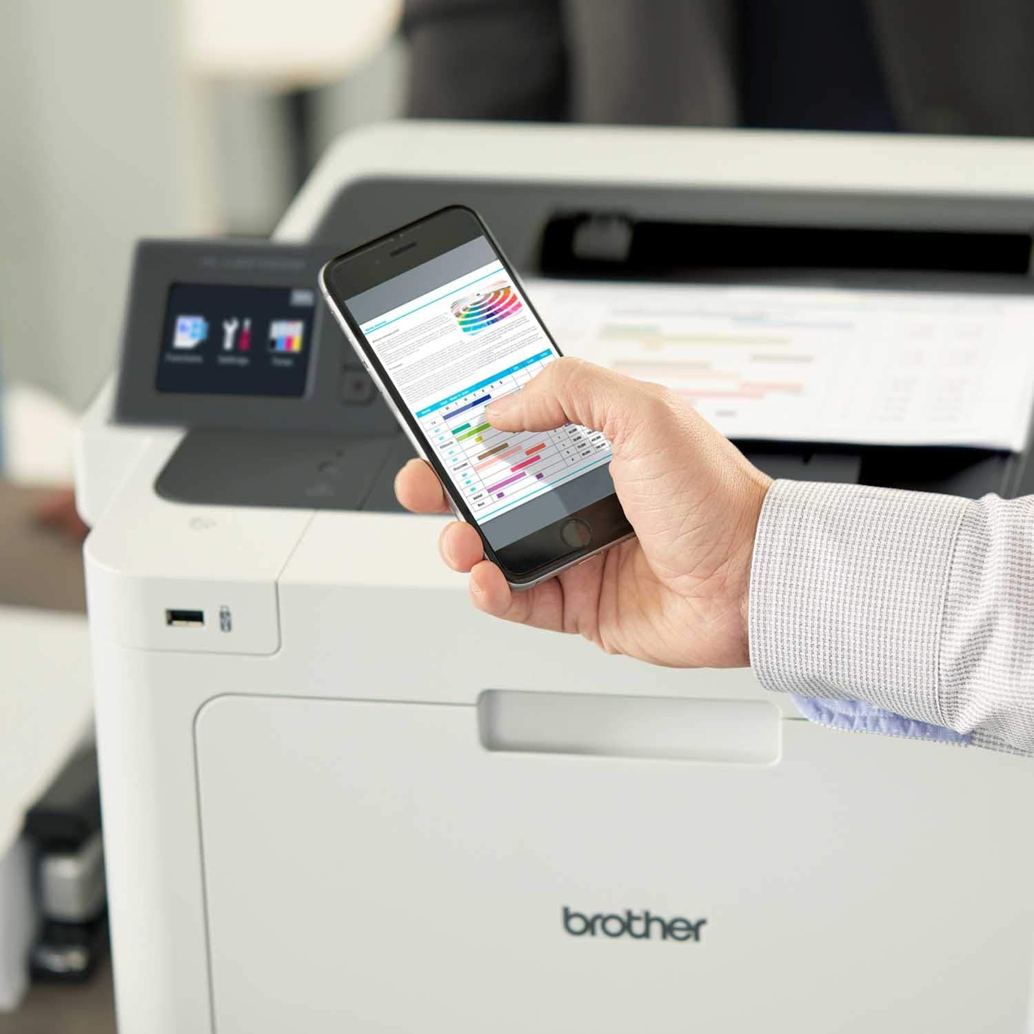 Brother Business Color Laser Printer, HL-L8360CDWT, Wireless Networking, Automatic Duplex /Mobile/ Cloud Printing,  Dash Replenishment Ready - Image 7